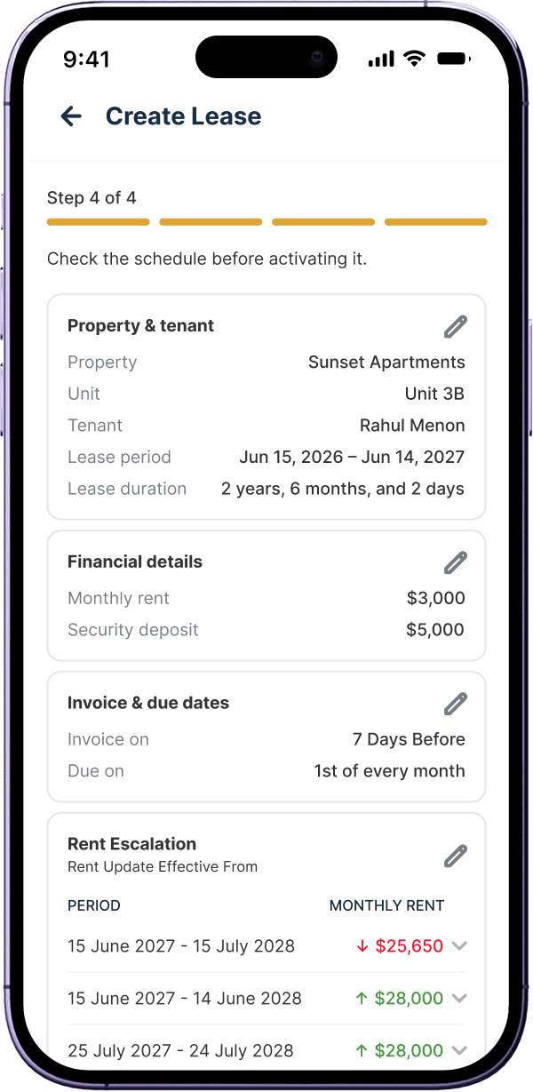 Leases: Store every lease in one place.